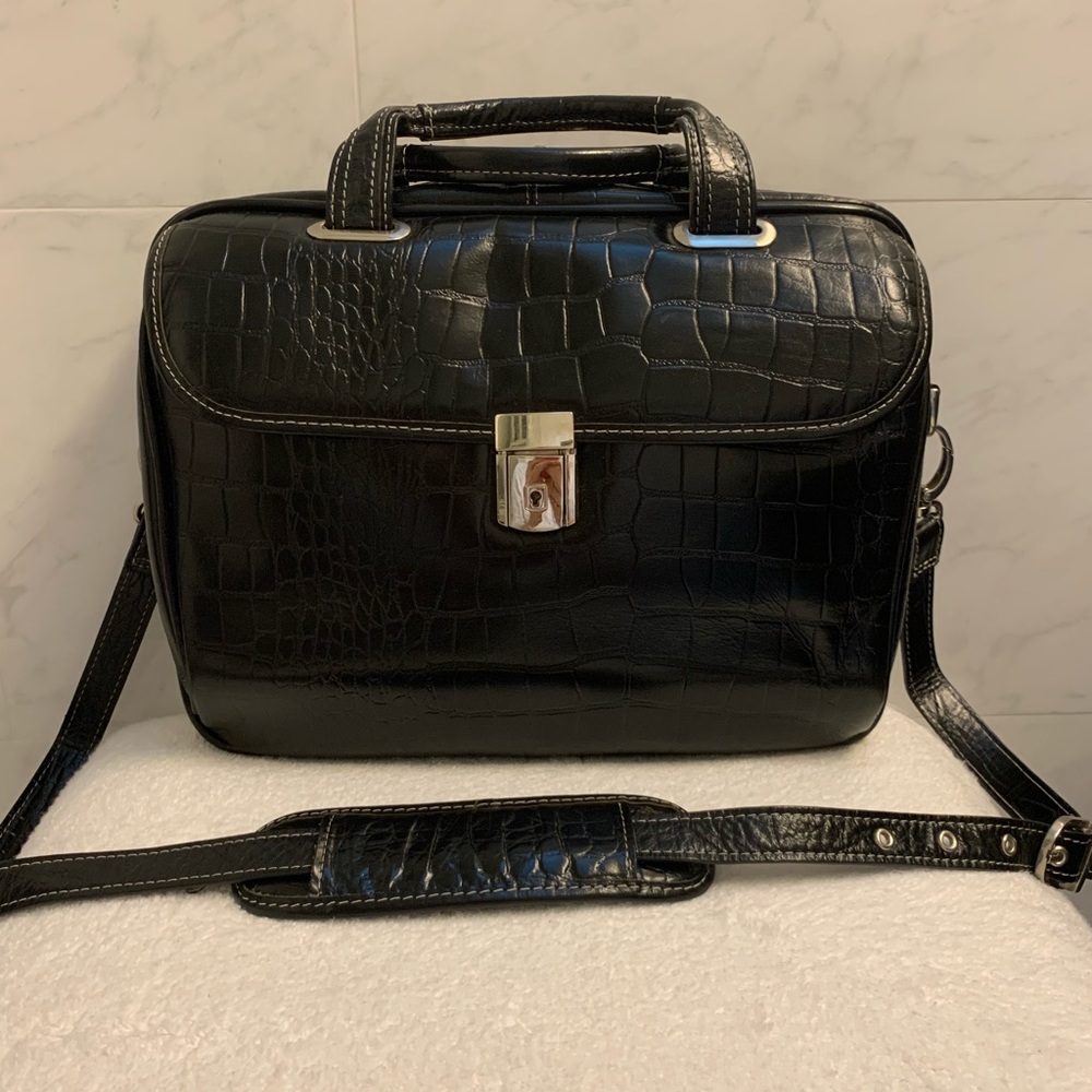 Laptop leather bag, excellent condition